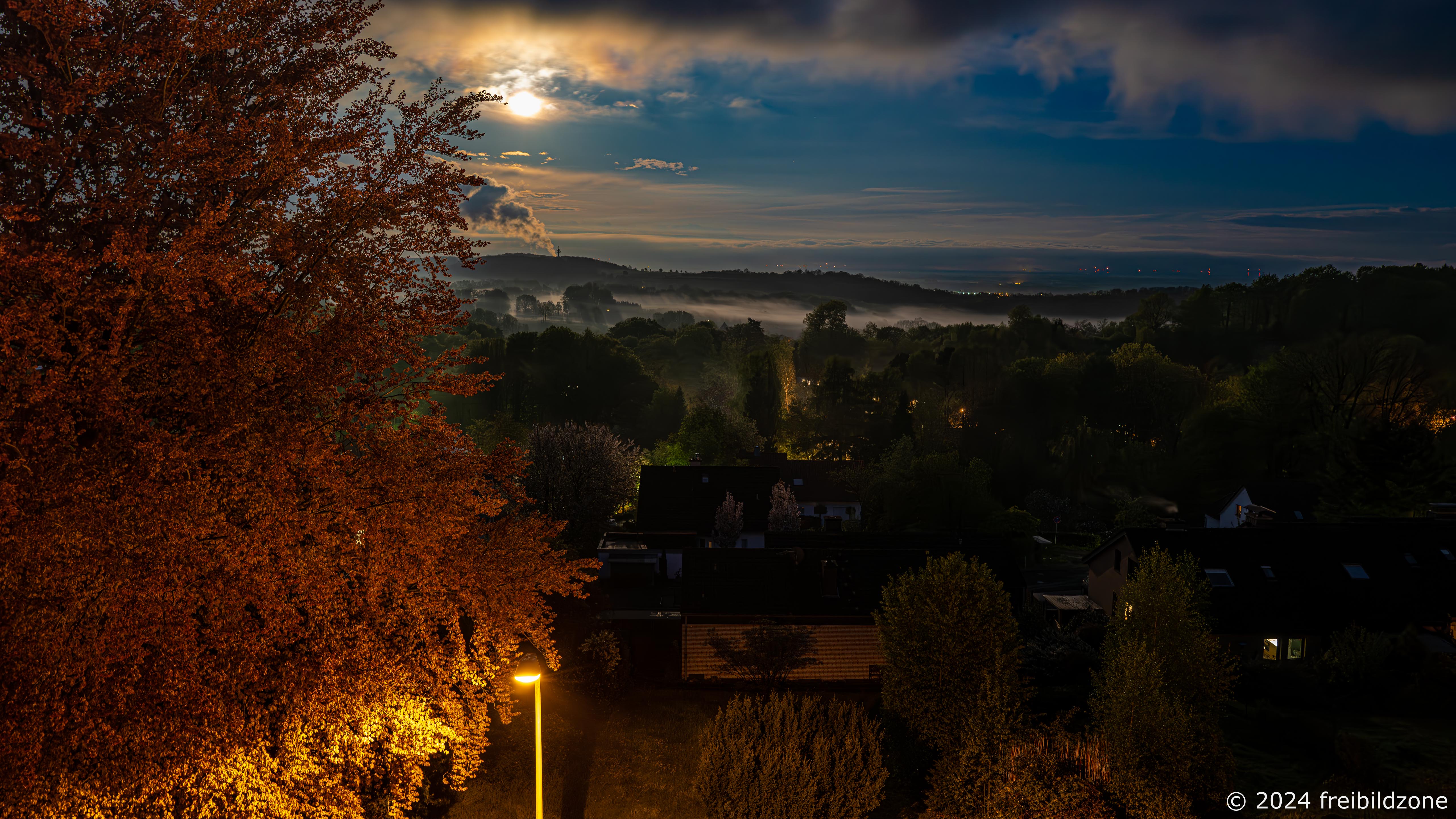 Full moon, Tecklenburg, Germany
