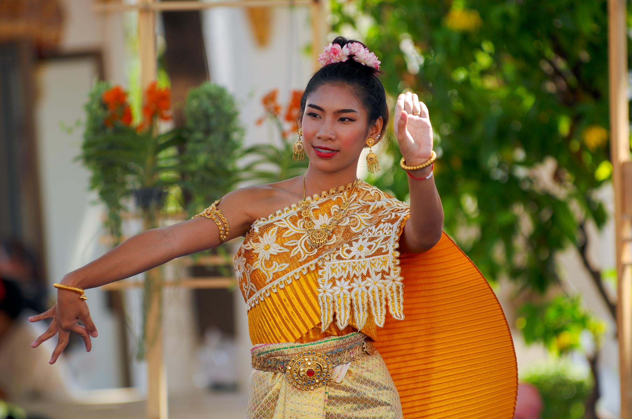 Tänzerin, Songkranfest, Bangkok