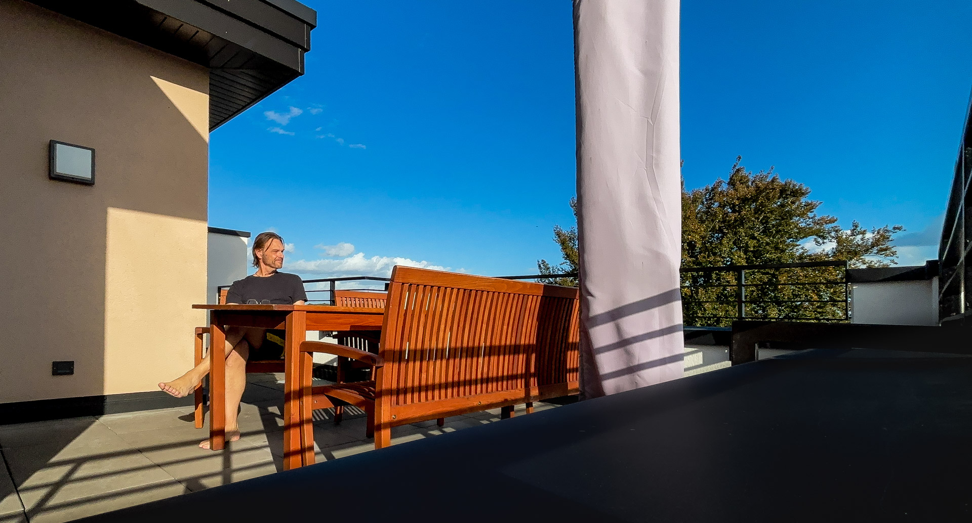 Vielleicht der letzte Kaffee mit Aussicht Vielleicht der letzte Kaffee mit Aussicht