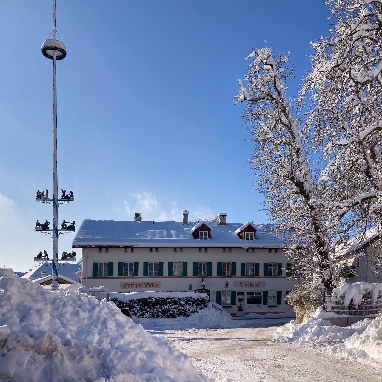 Wintereinbruch in Unterbrunn