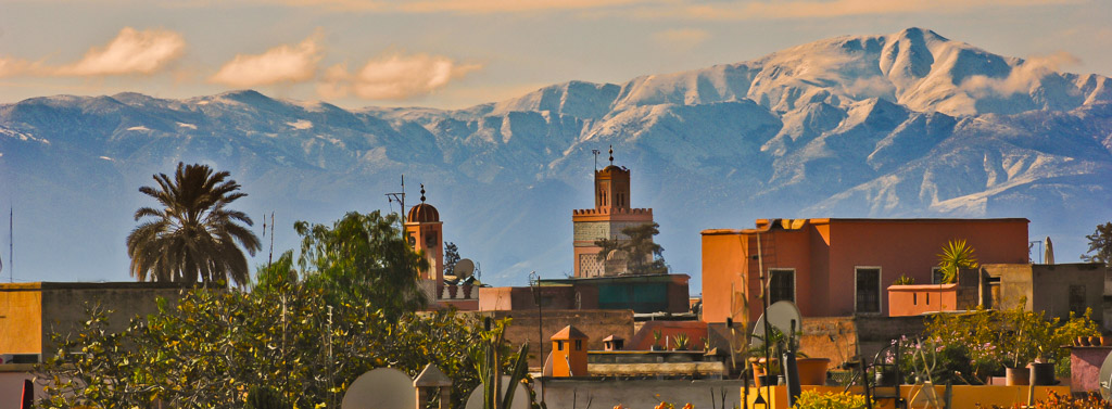 Marrakesch vor Hohem Atlas