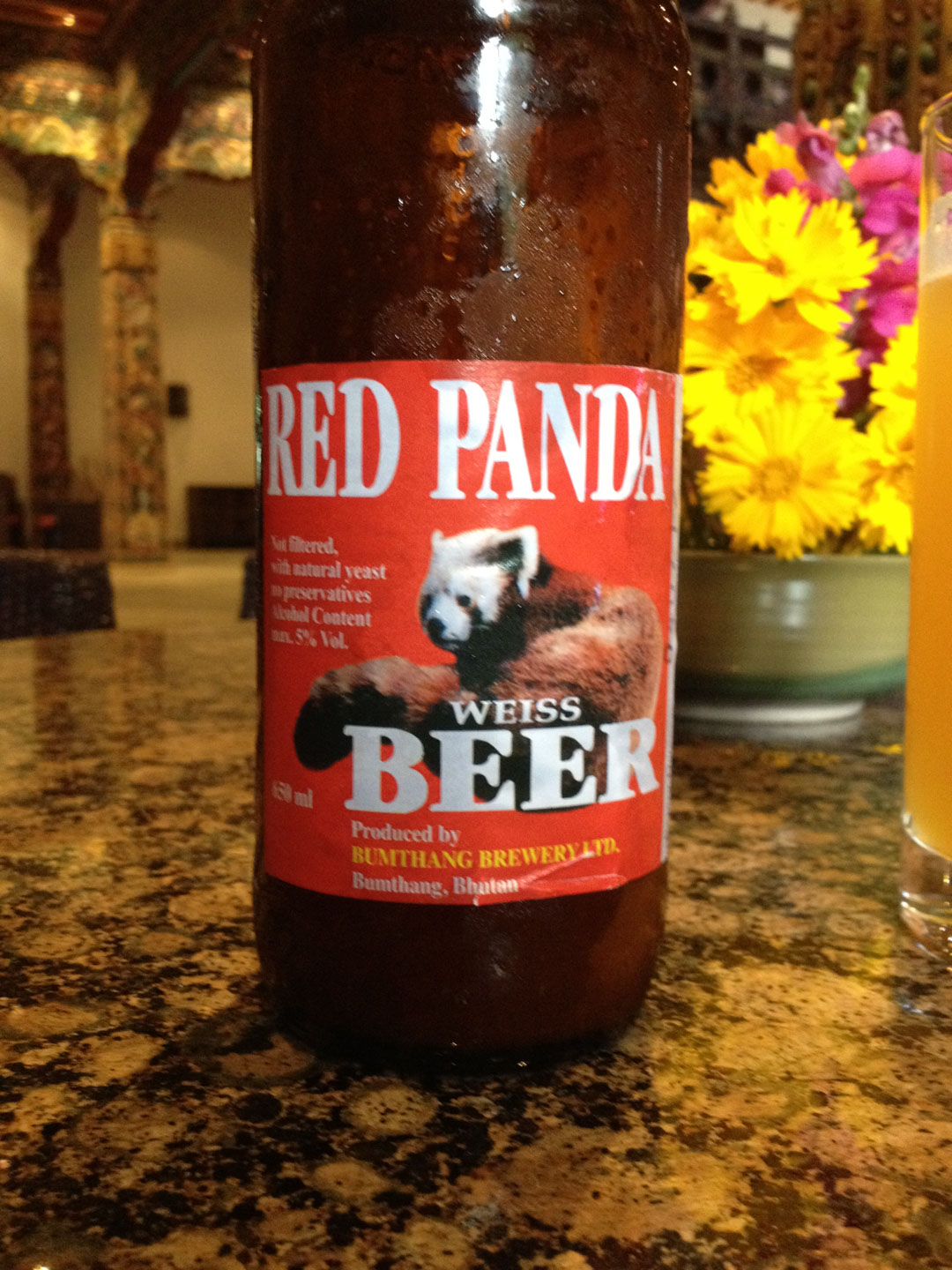 Weißbier, gebraut in Bhutan
