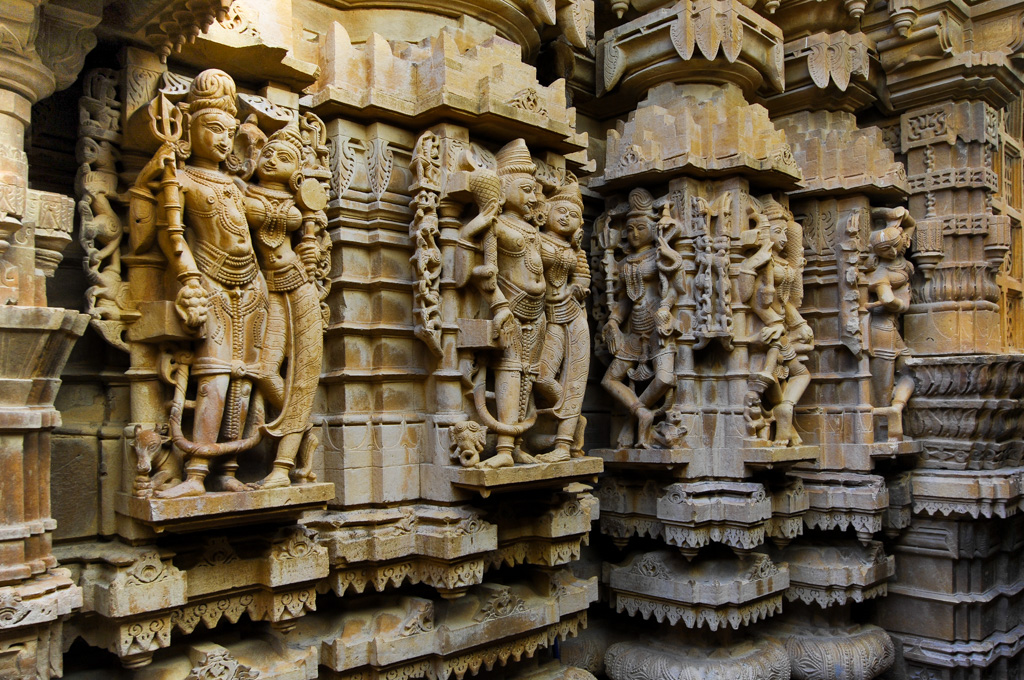 Jain temple in Jaisalmer, Rajasthan