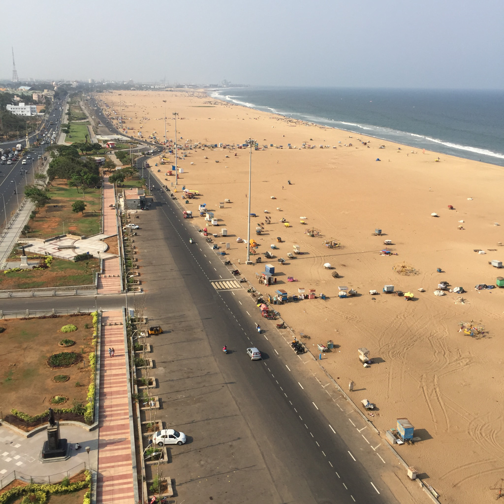 Chennai beach, Tamil Nadu