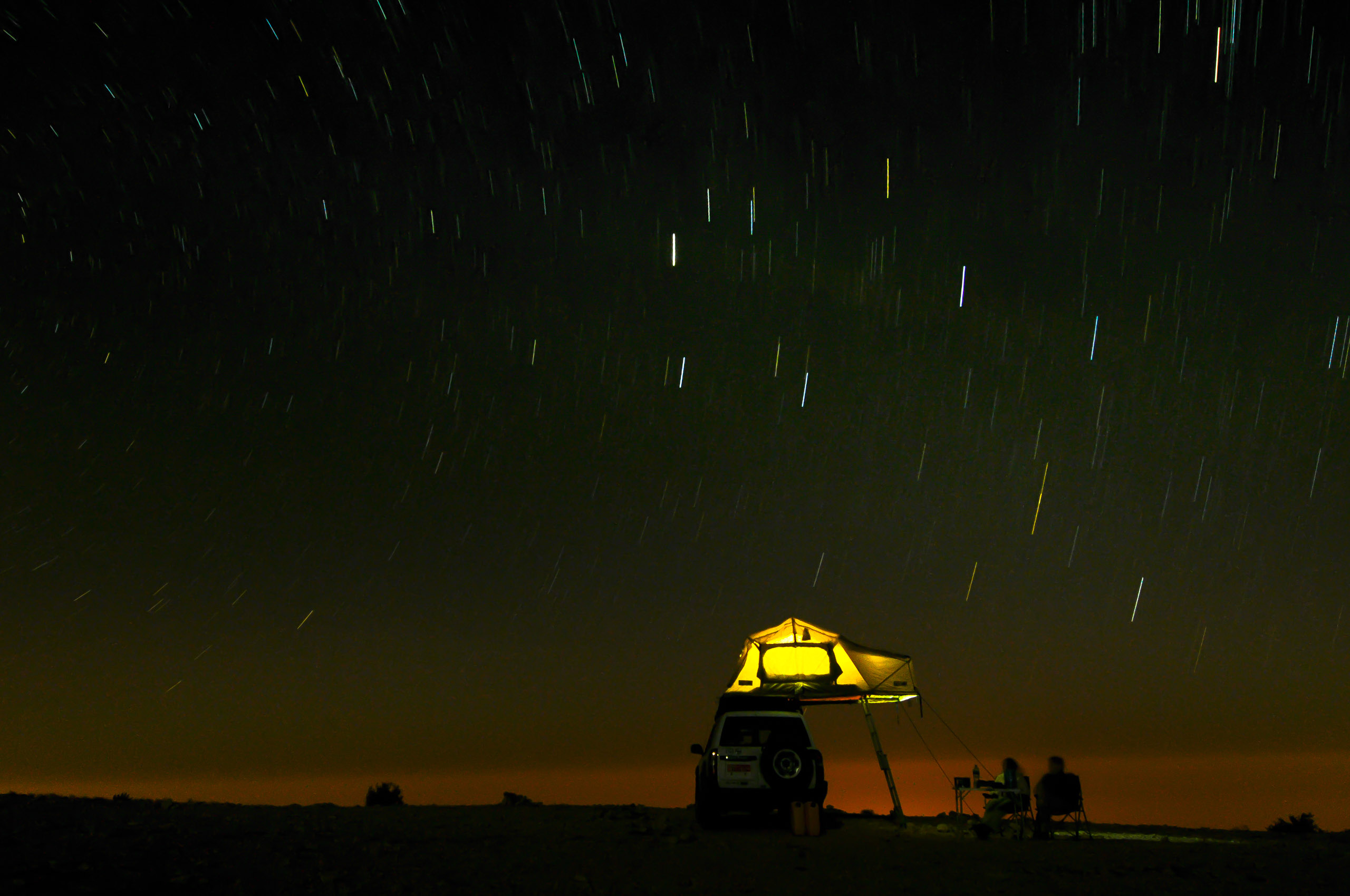 Camping im Hadschar Gebirge
