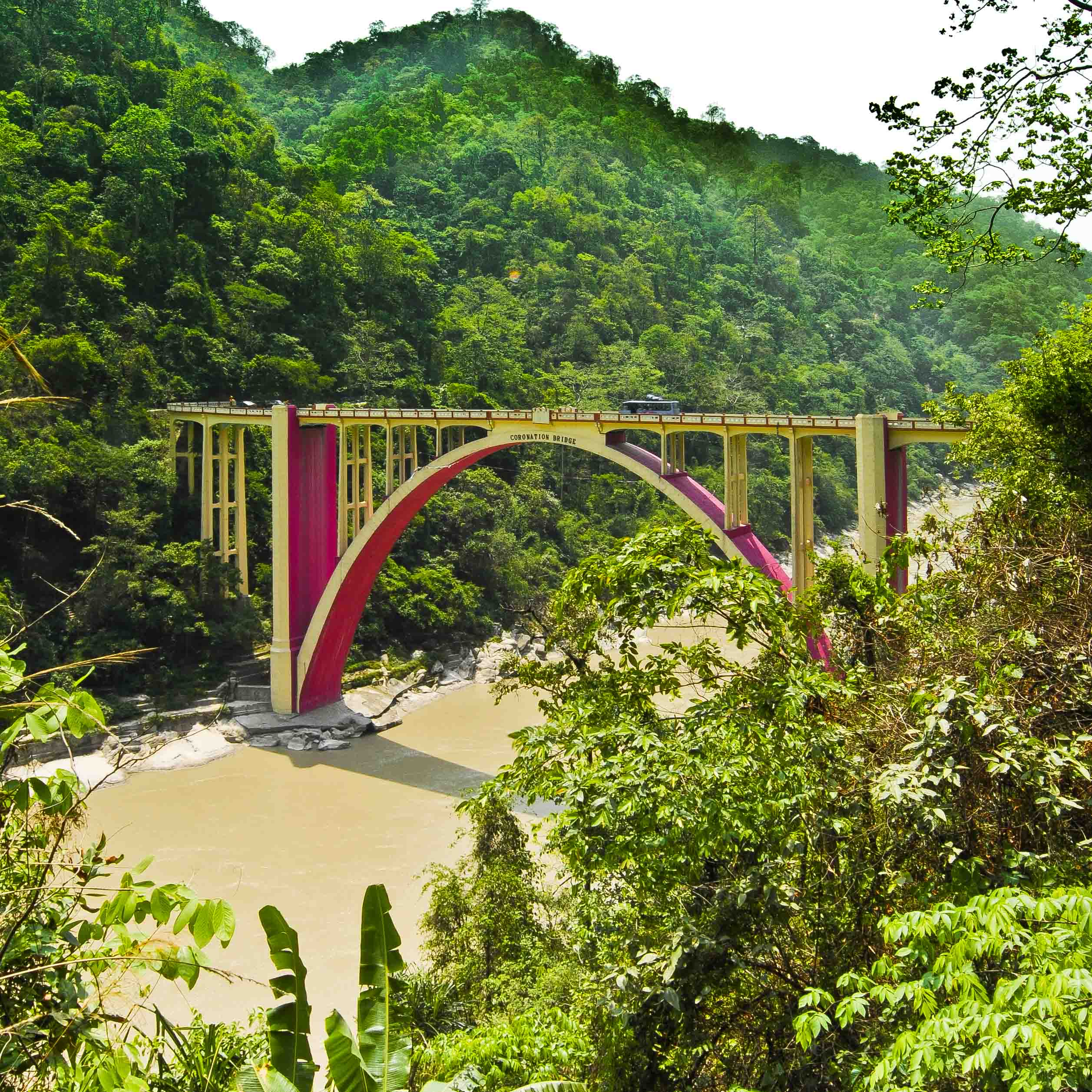 Coronation bridge, way to Gangtok