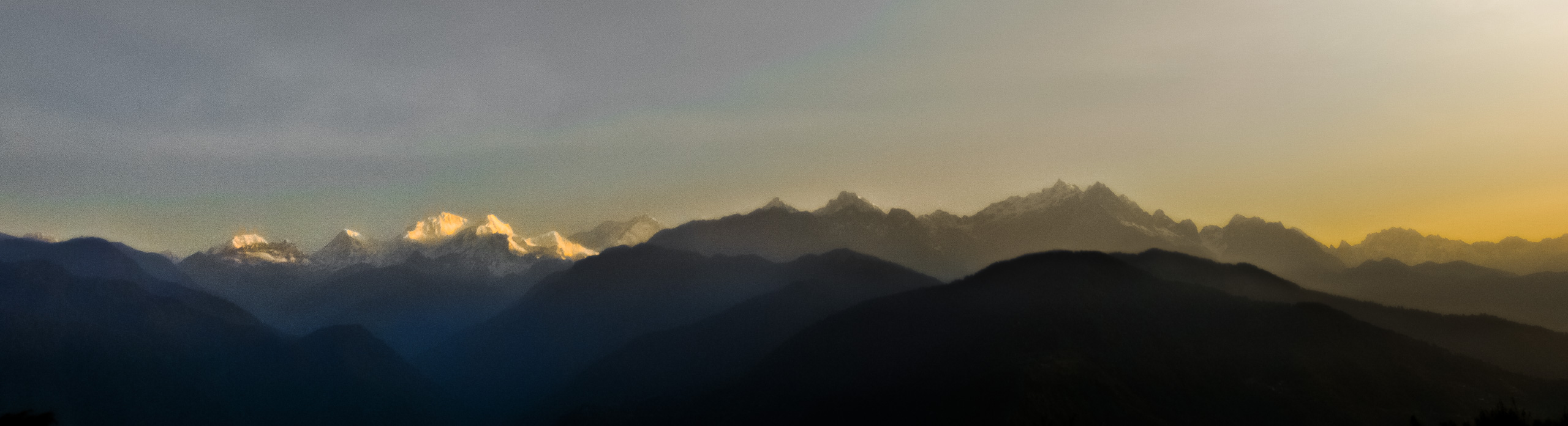 Himalaya, view from Pelling