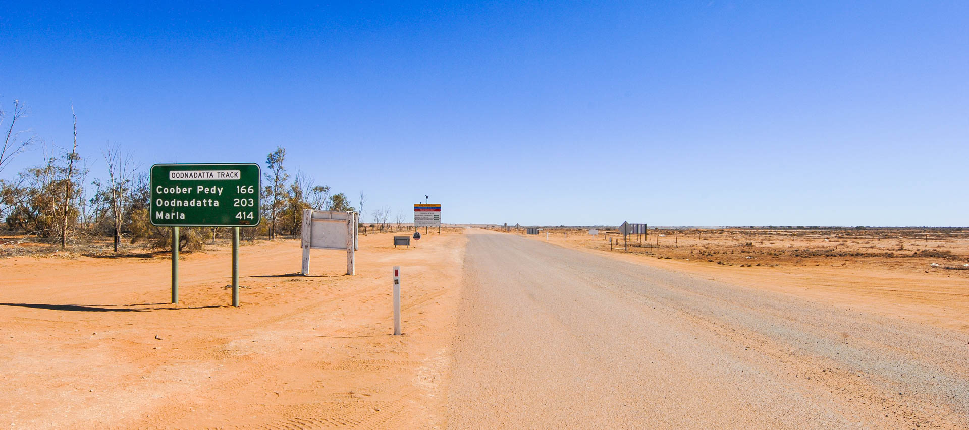 William Creek on Oodnadatta track, we haed for Marla...