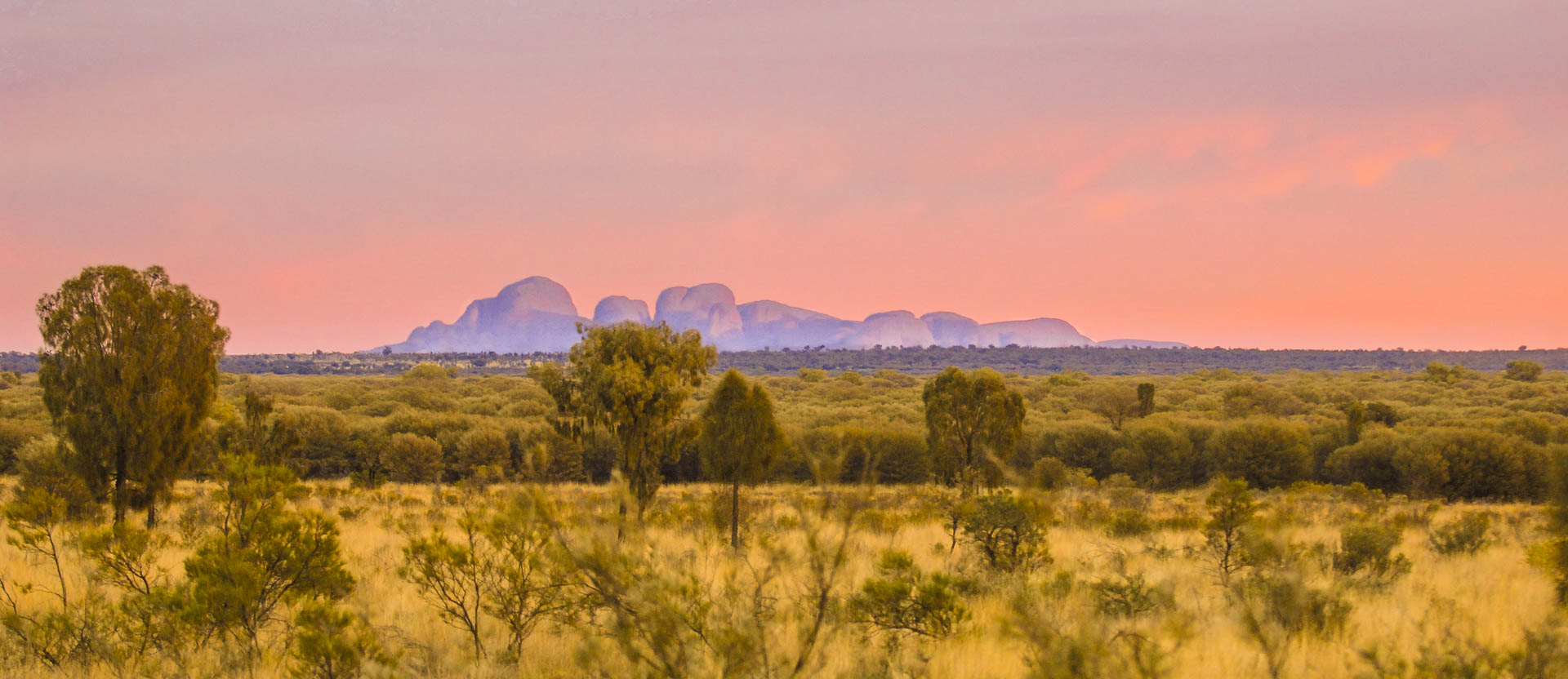 The Olgas from far