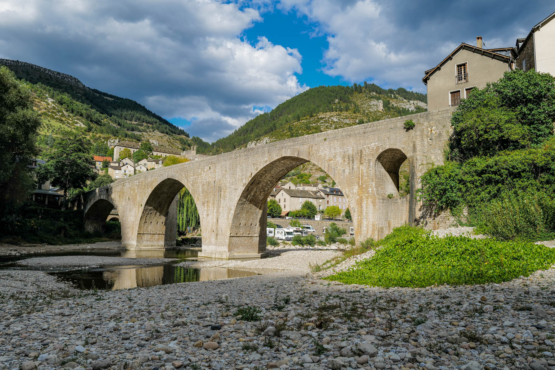 Brücke von Sainte-Enimie, Cévennes