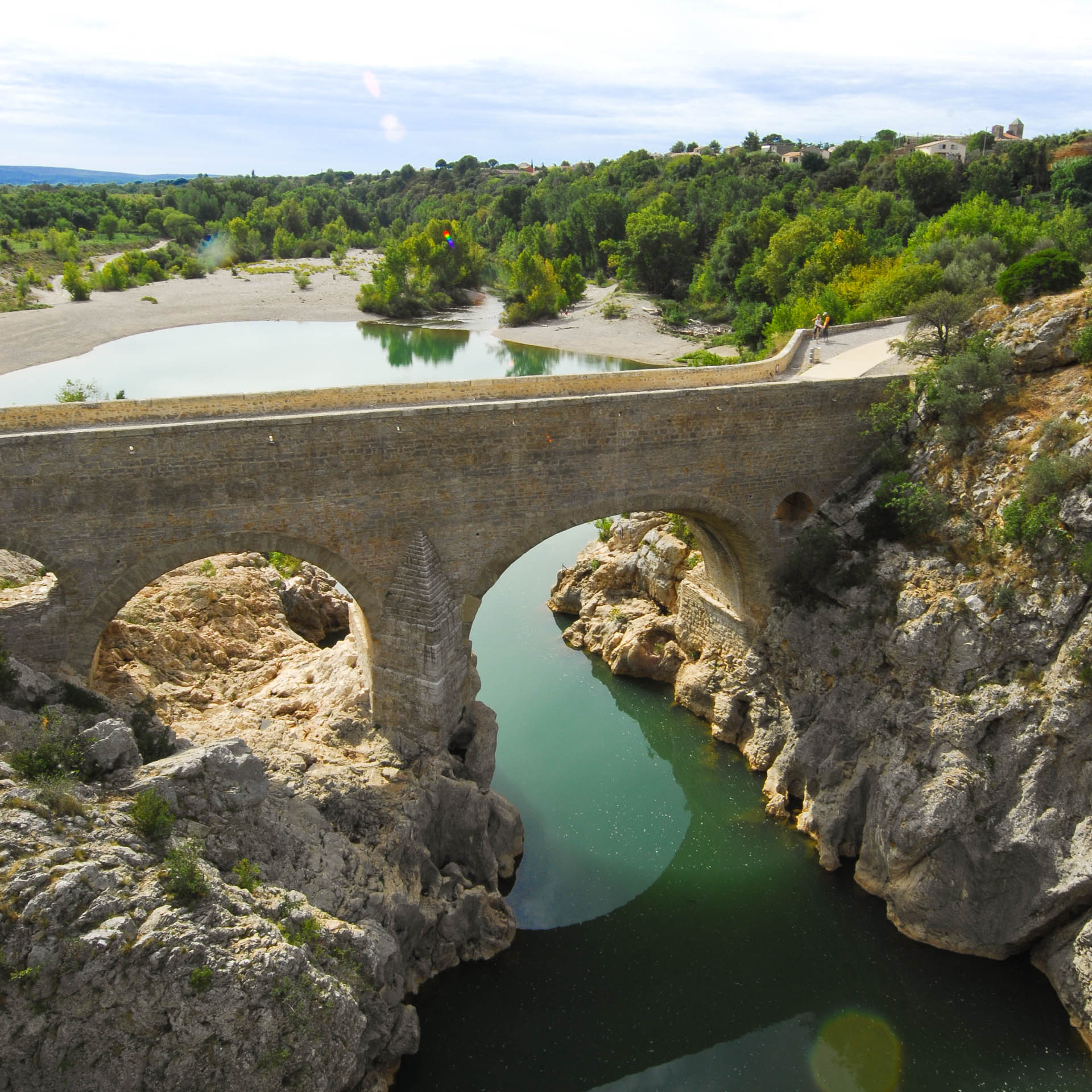 Pont du diable, Saint-Jean-de-Fos, Frankreich