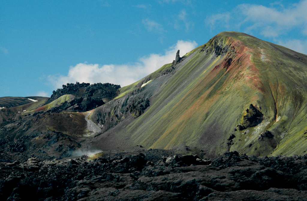 Farbige Berge bei Landmannalaugar