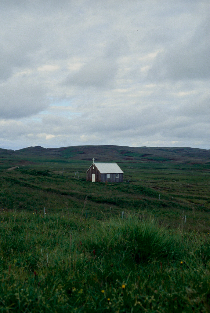 Isländische Holzkapelle