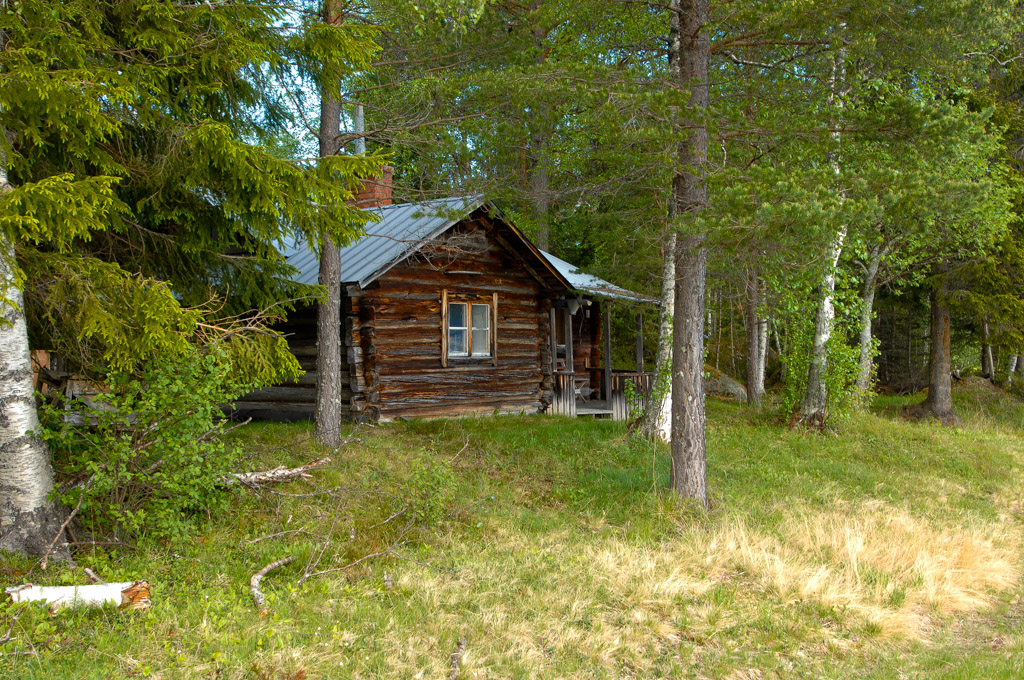 Fischerhütte im Linsellborren Nationalpark