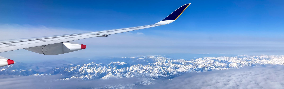 Approaching New Zealand, Southern Alps