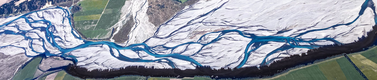 Rakaia River from above