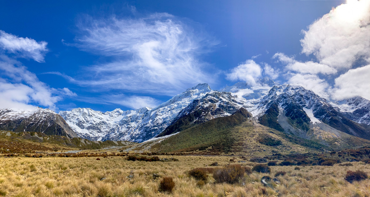 Mt. Sefton from Hooker Trail
