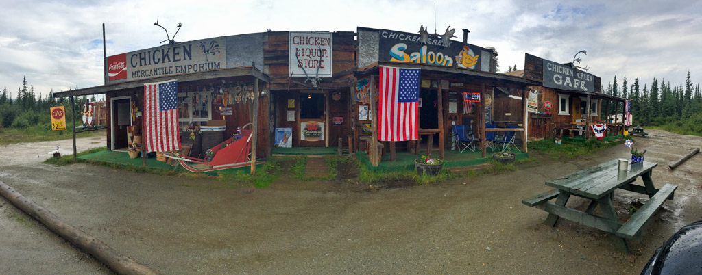 Chicken downtown, Alaska