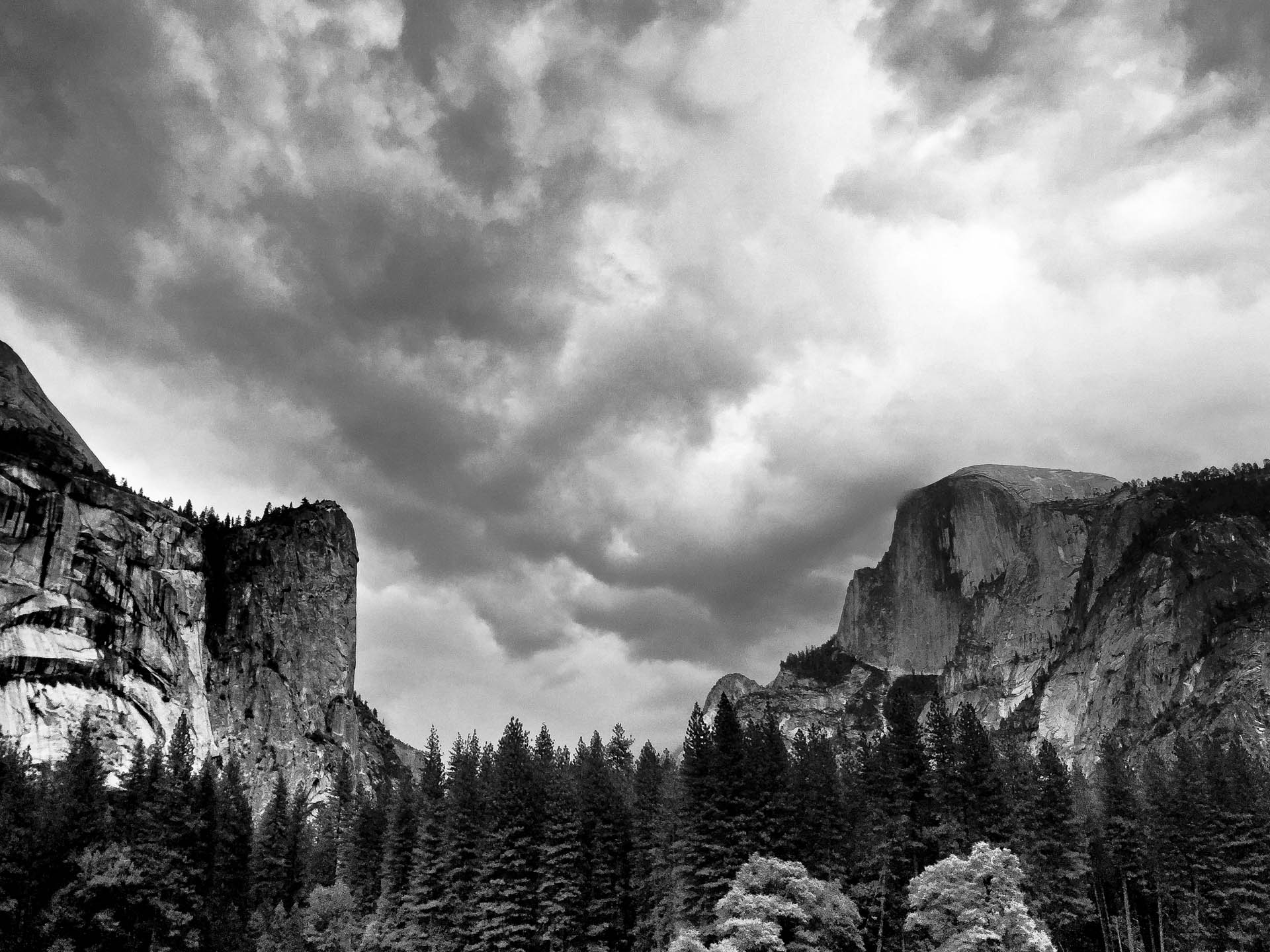 Half Dome, Hommage to Ansel Adams