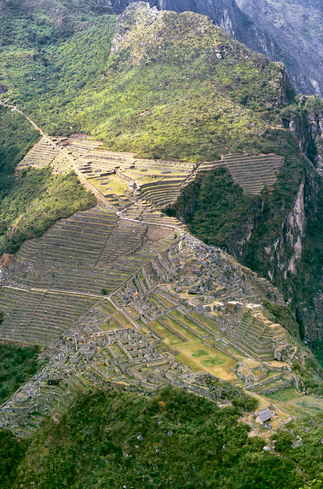 View from Huayna Picchu, Machu Picchu, Peru