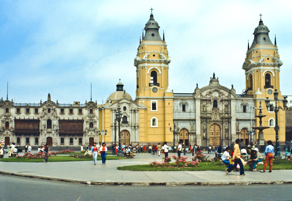 Our last day after more than four months, Catedral de Lima, Peru