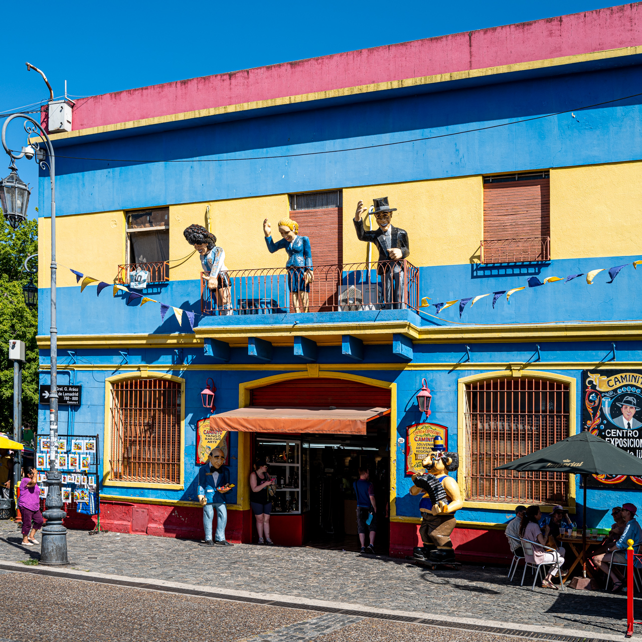Eva und Juan Perón, La Boca