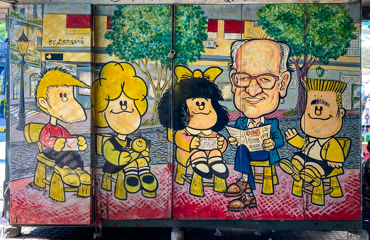 Graffiti, Quino zu Ehren, San Telmo