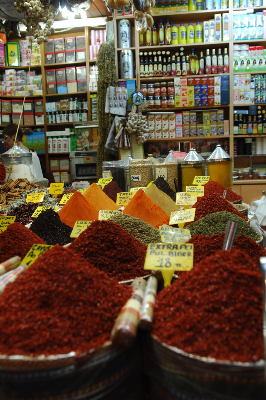 Gewürzhändler im großen Basar