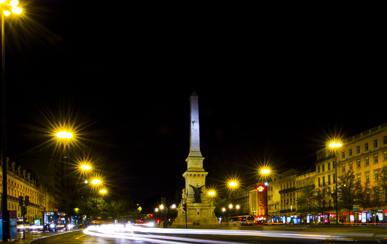 Restauradores bei Nacht