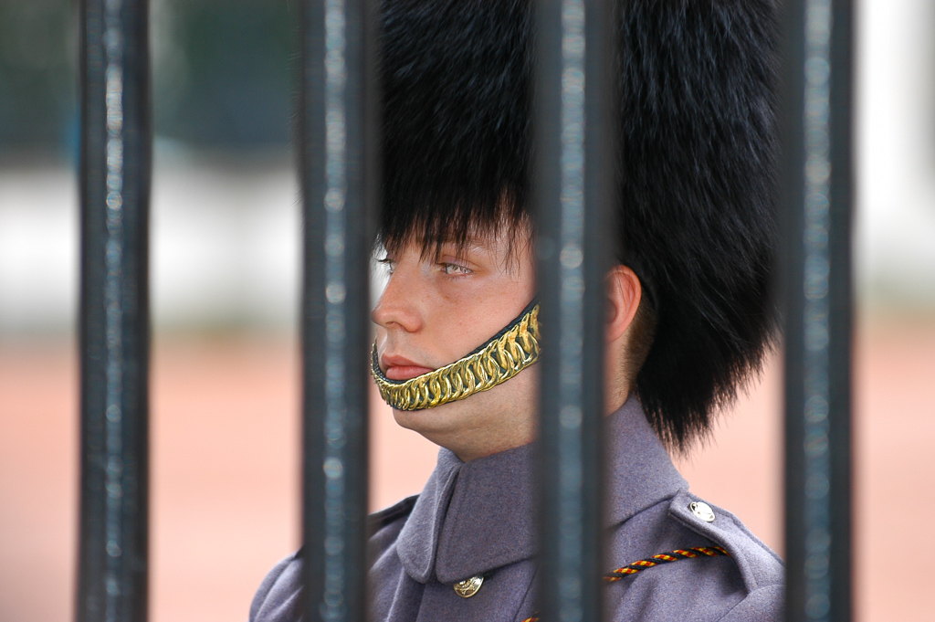 Side glance, Guard of Buckingham