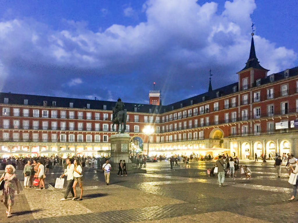 Plaza Mayor de noche