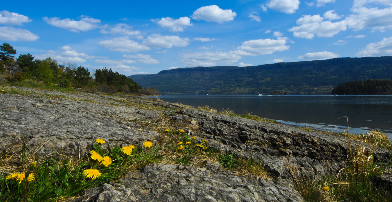 Not far from Oslo, beautiful Norwegian landscape