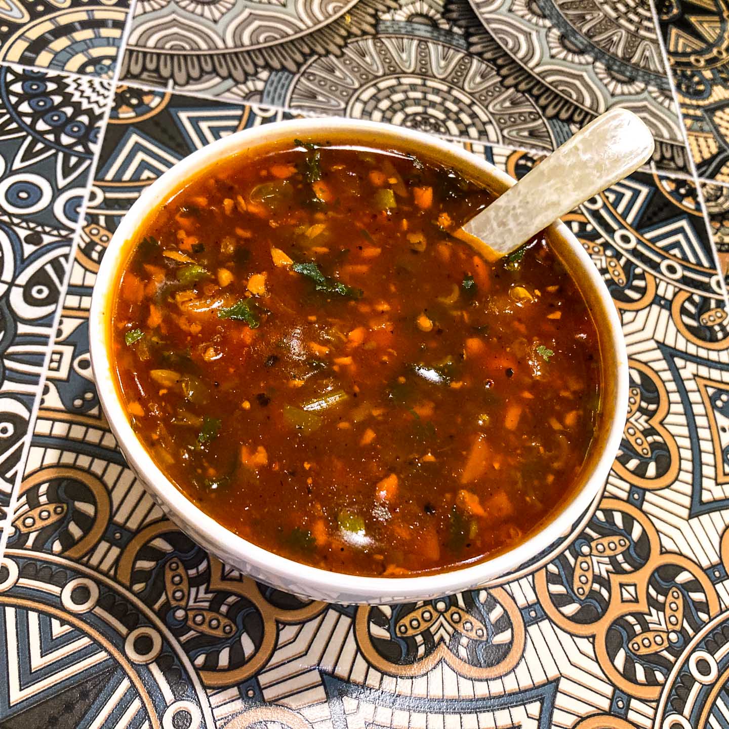 Excellent Indian sour spicy soup