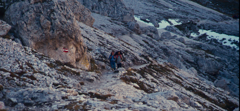 Abstieg von der Grasleitenhütte